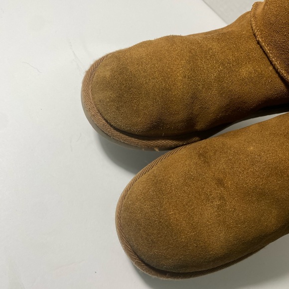 Koolaburra by UGG Victoria Short Boot Cognac Kids Size 5 - Picture 6 of 11